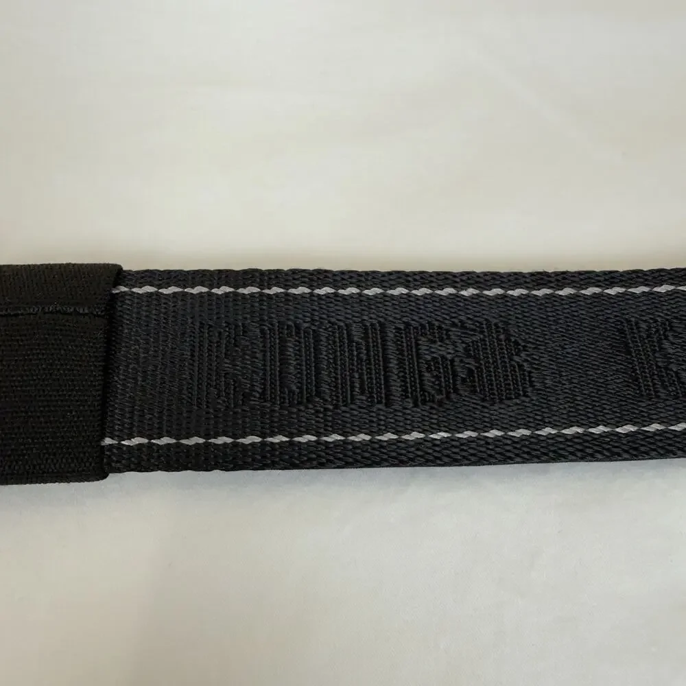 KONG Max Black Buckle Dog Collar Medium M Heavy Duty Adjustable 25.5x1.5 NWT